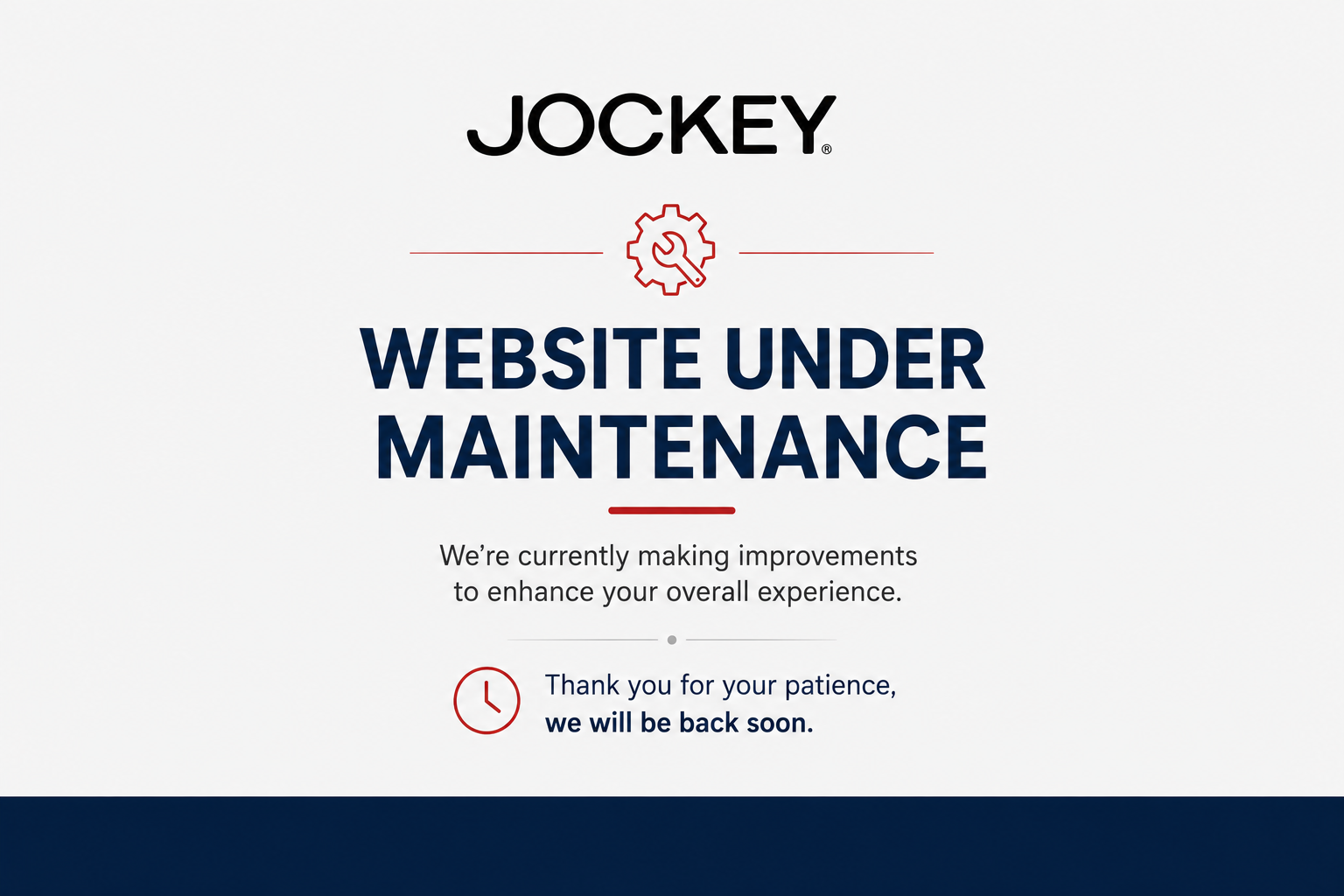 Jockey - Website Under Maintenance