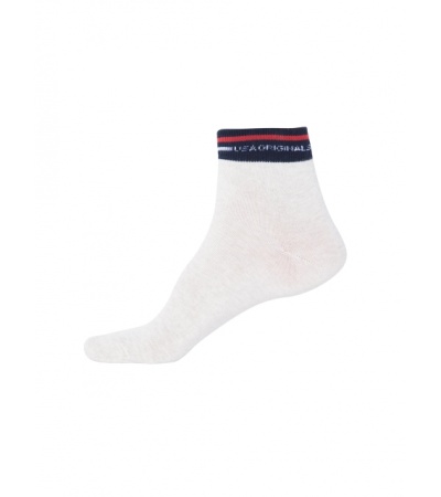 Jockey Cream Melange Ankle Socks