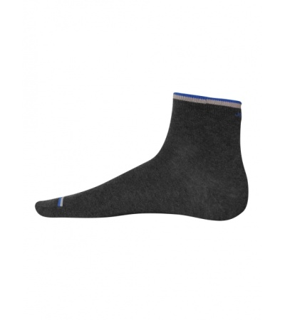 Jockey Charcoal Melange & Rich Royal Blue Men Ankle Socks