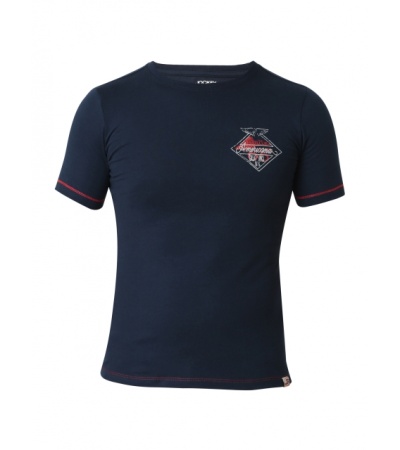 Jockey Navy Print24 Boys T-shirt-Navy-7-8 Yrs