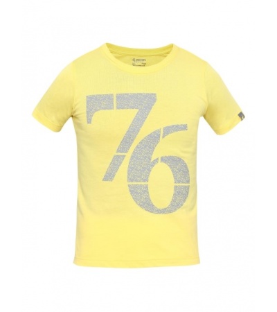 Jockey Gold Finch Print 24 Boys Printed T-Shirt-Yellow-5-6 Yrs