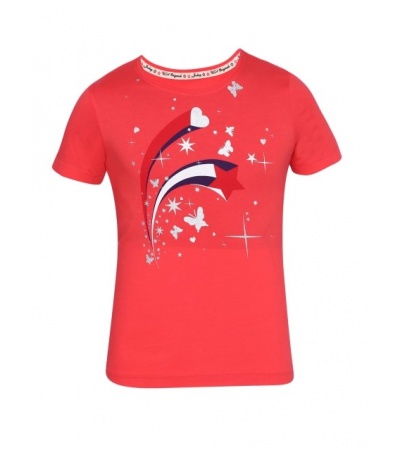 Jockey Hibiscus Girl's Graphic T-Shirt-Hibiscus-5-6 Yrs
