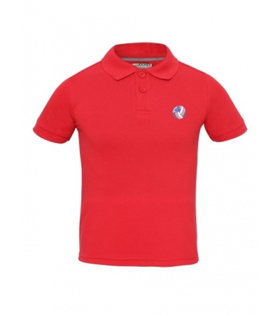 Jockey Team Red Boys Polo T-Shirt-Red-5-6 Yrs