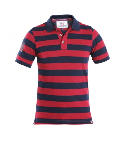 Jockey Navy & Deep Red Boys Half Sleeve POLO T-shirt-Navy-7-8 Yrs