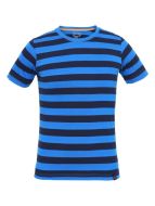 Jockey Neon Blue & Navy Boys Striped T-Shirt
