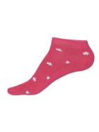 Jockey Raspberry Melange Low Show Socks