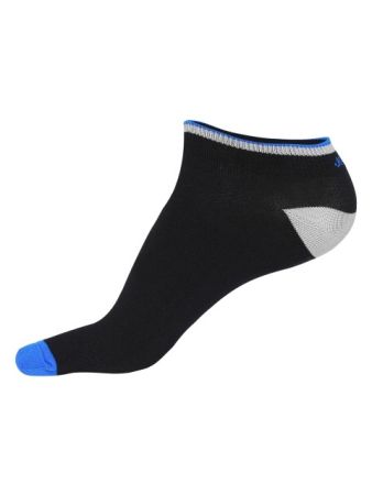 Jockey Black & Rich Royal Blue Men Low Show Socks