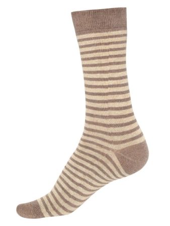 Jockey Brown Melange Crew Socks