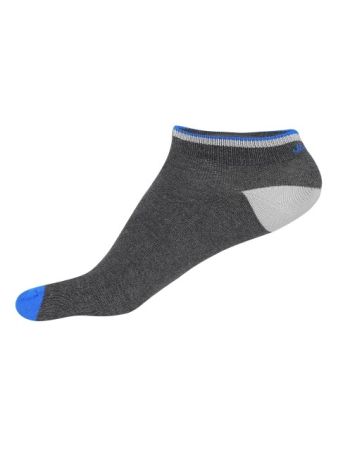 Jockey Charcoal Melange & Rich Royal Blue Men Low Show Socks