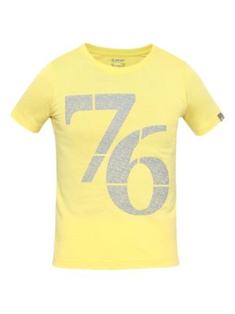 Jockey Gold Finch Print 24 Boys Printed T-Shirt-Yellow-7-8 Yrs
