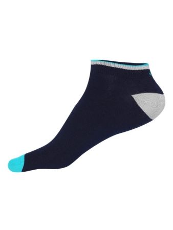 Jockey Navy & Teal Green Men Low Show Socks