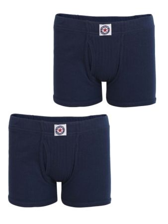Jockey Navy Boys Trunk Pack of 2-Navy-9-10 Yrs