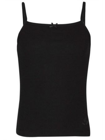Jockey Black Girls Camisole-Black-5-6 Yrs