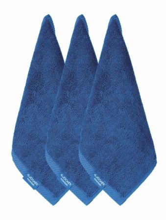 Jockey Mid Blue Face Towel Pack of 3
