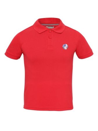 Jockey Team Red Boys Polo T-Shirt-Red-5-6 Yrs
