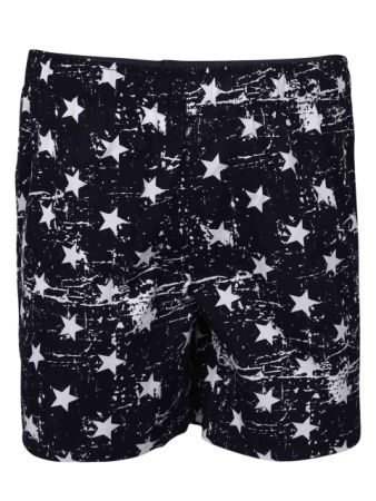 Jockey Navy Print Boys Boxer Shorts-Navy-7-8 Yrs