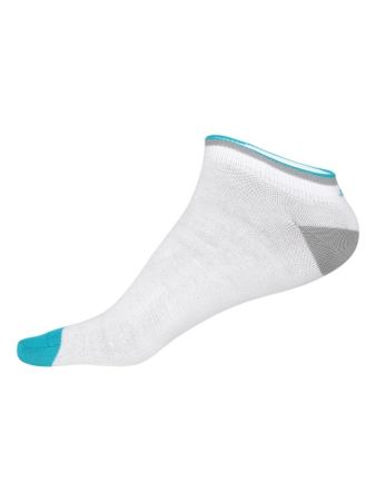 Jockey White & Teal Green Men Low Show Socks