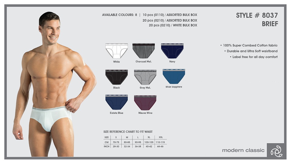 jockey square cut brief